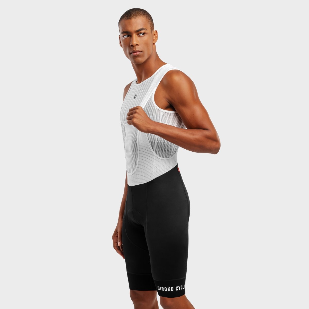 Culote corto ciclismo de hombre Mortirolo Siroko Negro Negro-3