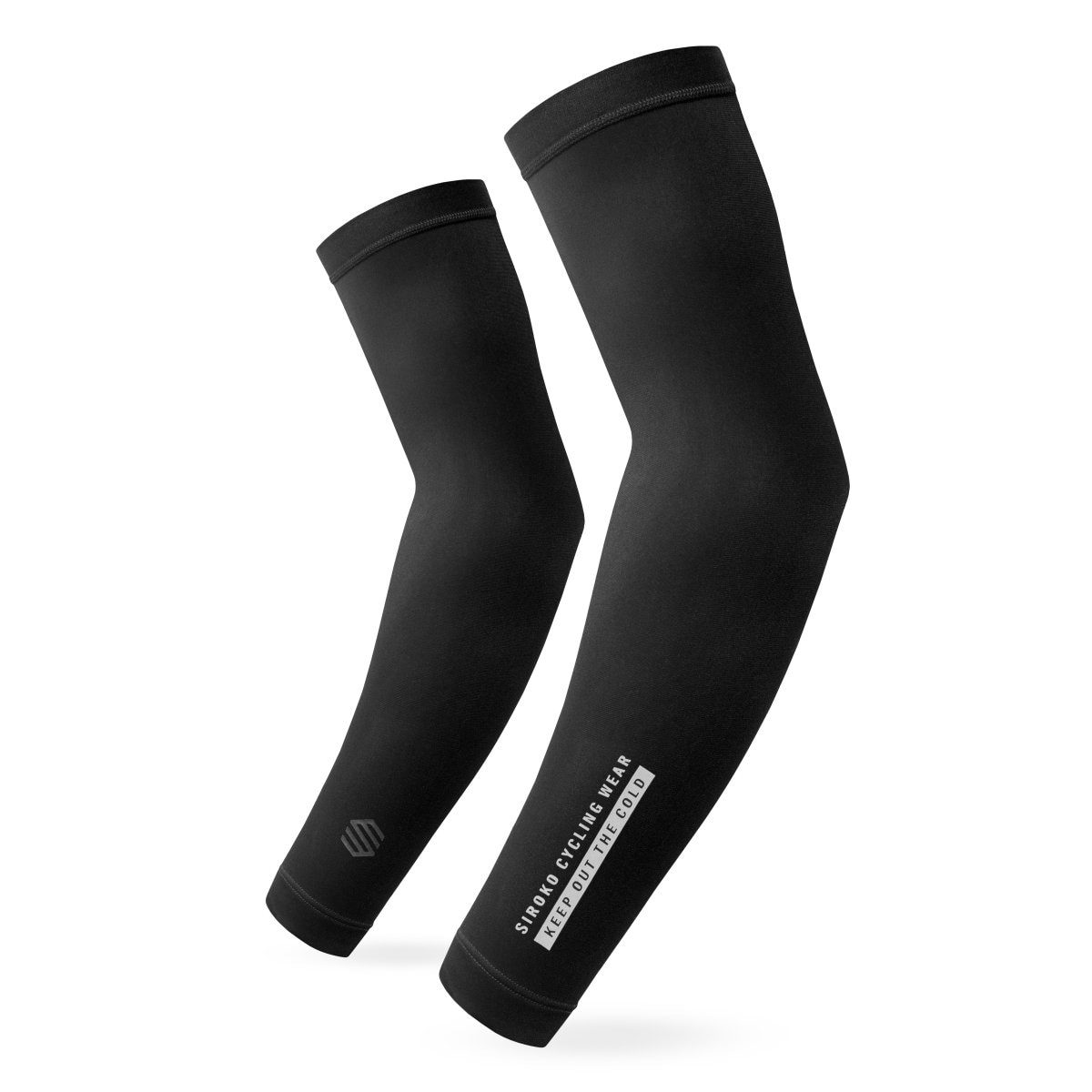 Imagen 1 de Manguitos ciclismo Manguitos Térmicos ColdBlock Siroko Negro