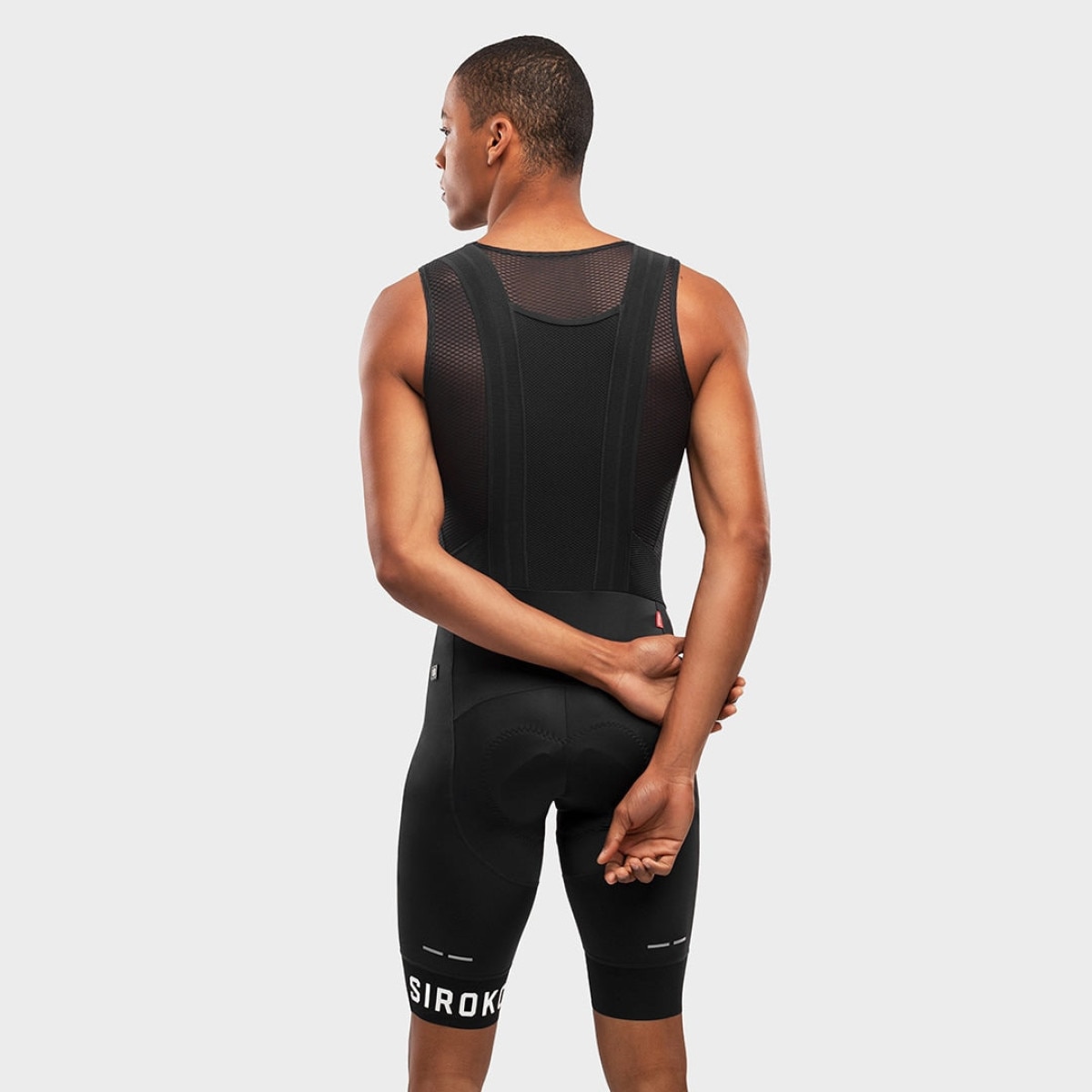 Culote corto ciclismo de hombre BX Squadra Siroko Negro Negro-2