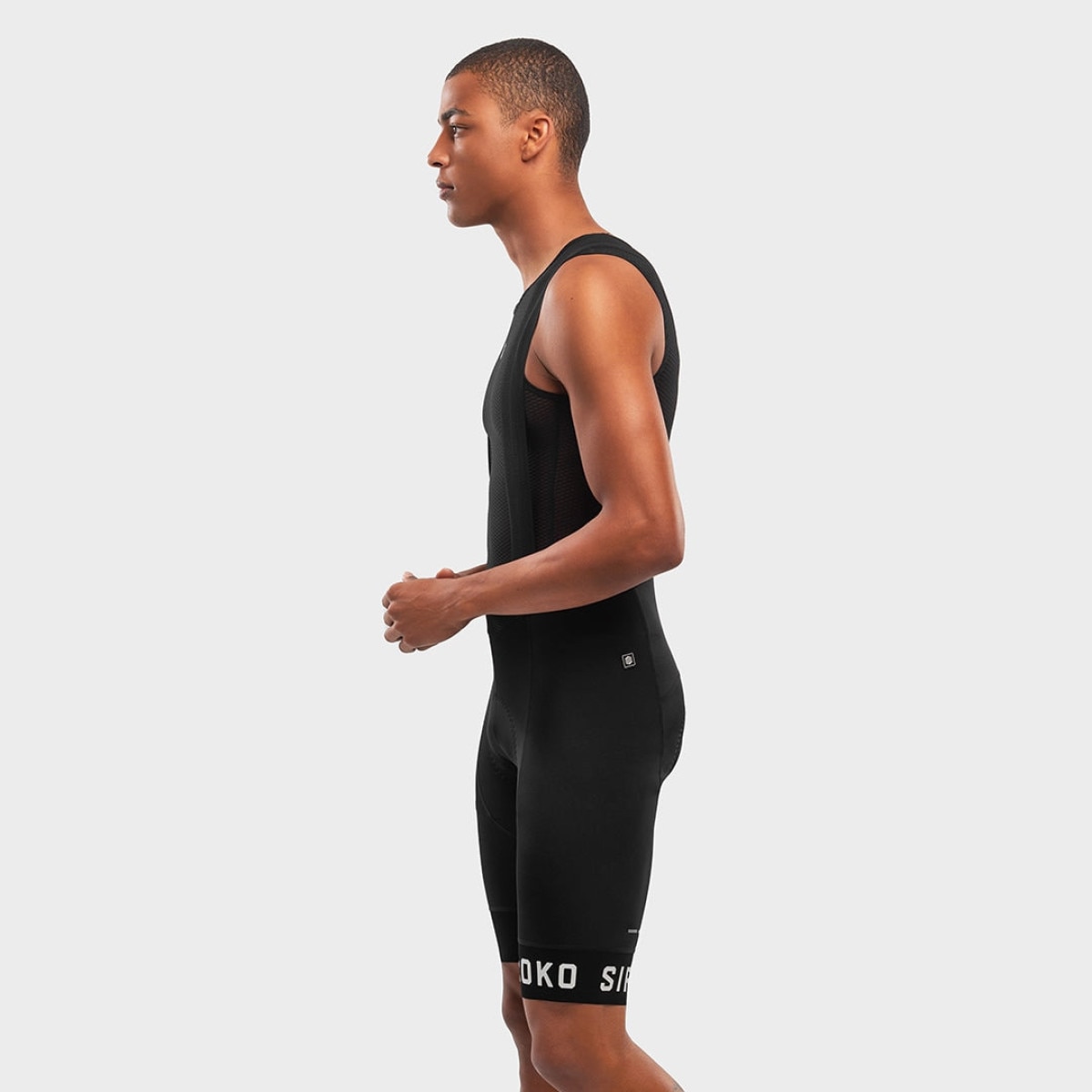 Culote corto ciclismo de hombre BX Squadra Siroko Negro Negro-3