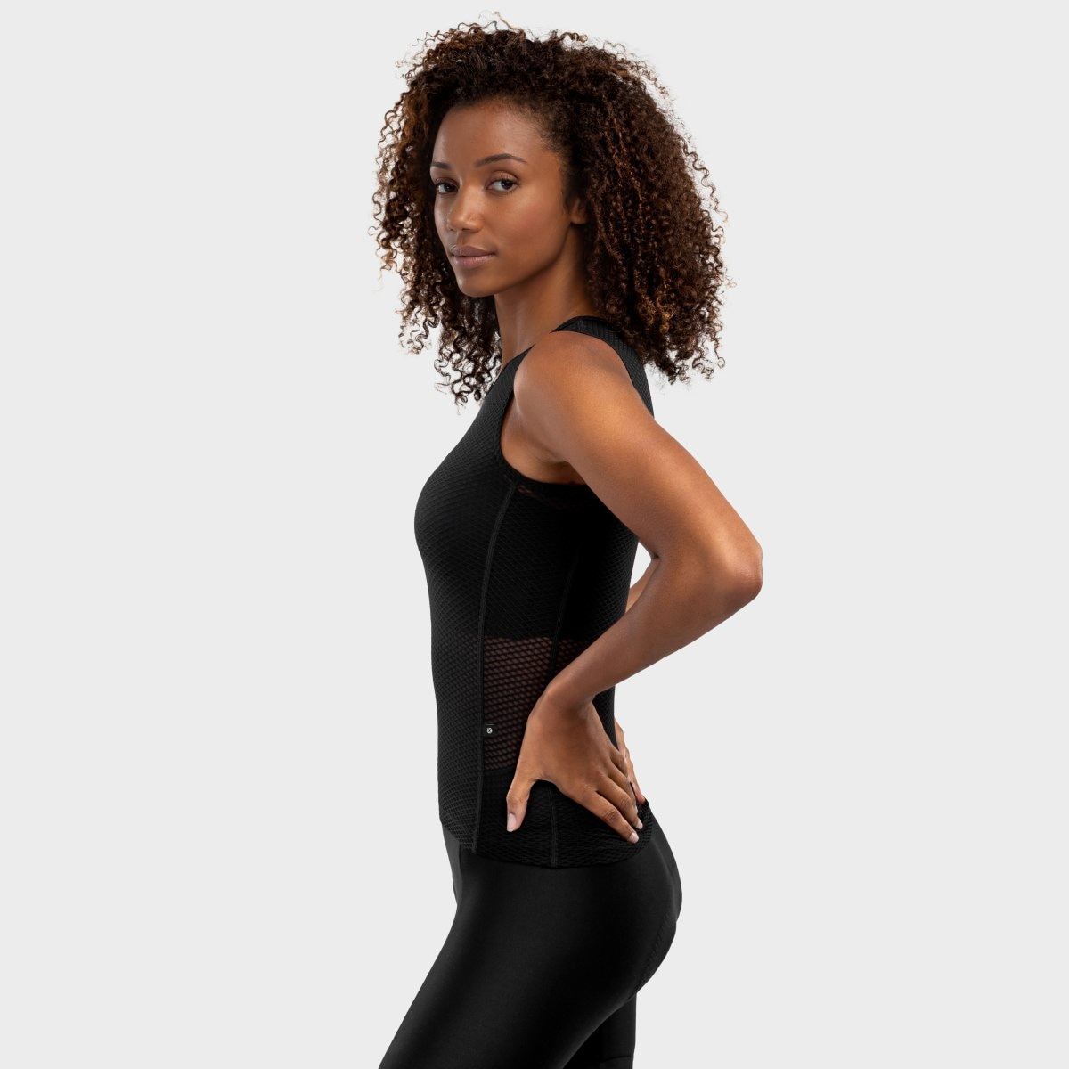 Camiseta interior ciclismo mujer Siroko - Negro Negro-3