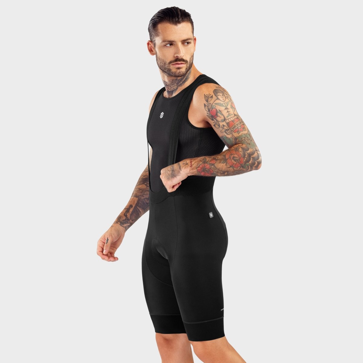 Culote corto ciclismo de hombre BX Resistance Siroko - Negro Negro-3