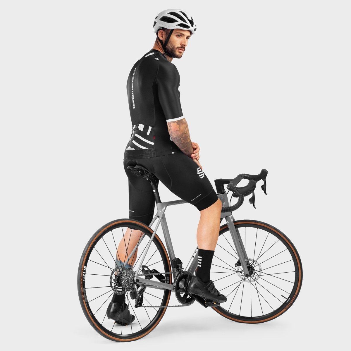 Culote corto ciclismo de hombre BX Resistance Siroko - Negro Negro-4