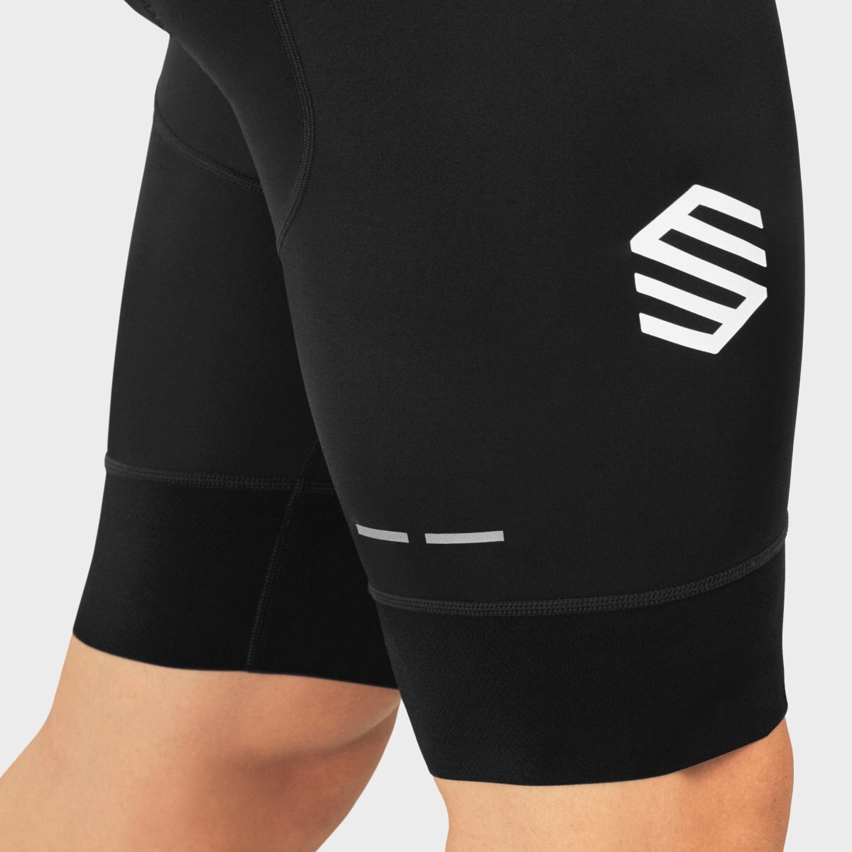 Culote corto ciclismo de hombre BX Resistance Siroko - Negro Negro-6
