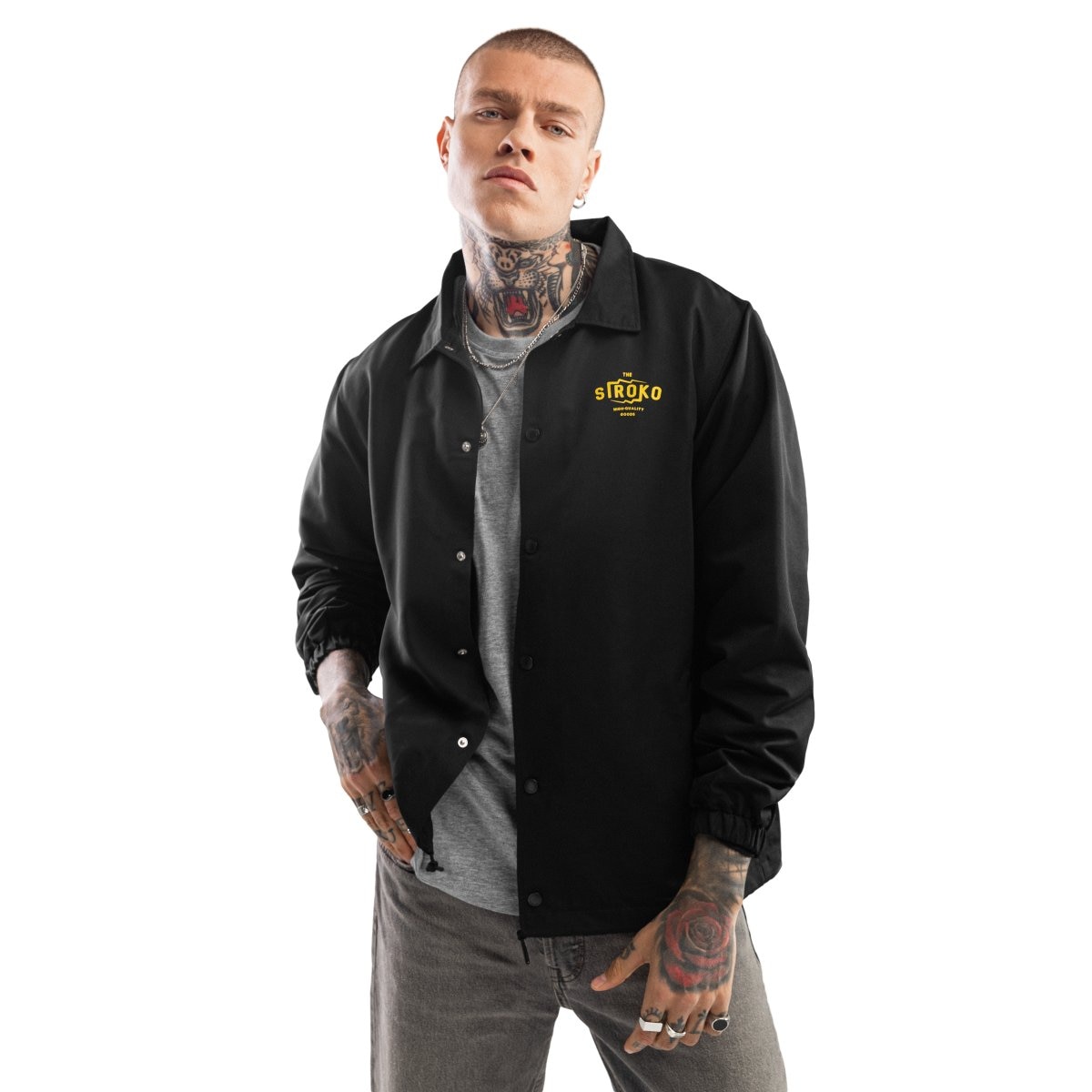 Siroko Chaqueta para de hombre Sultans Negro