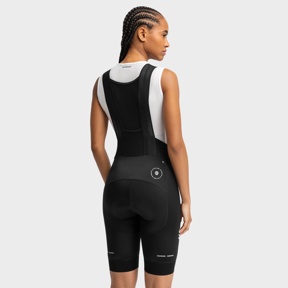Culote corto ciclismo mujer BX Siroko - Negro Negro-2