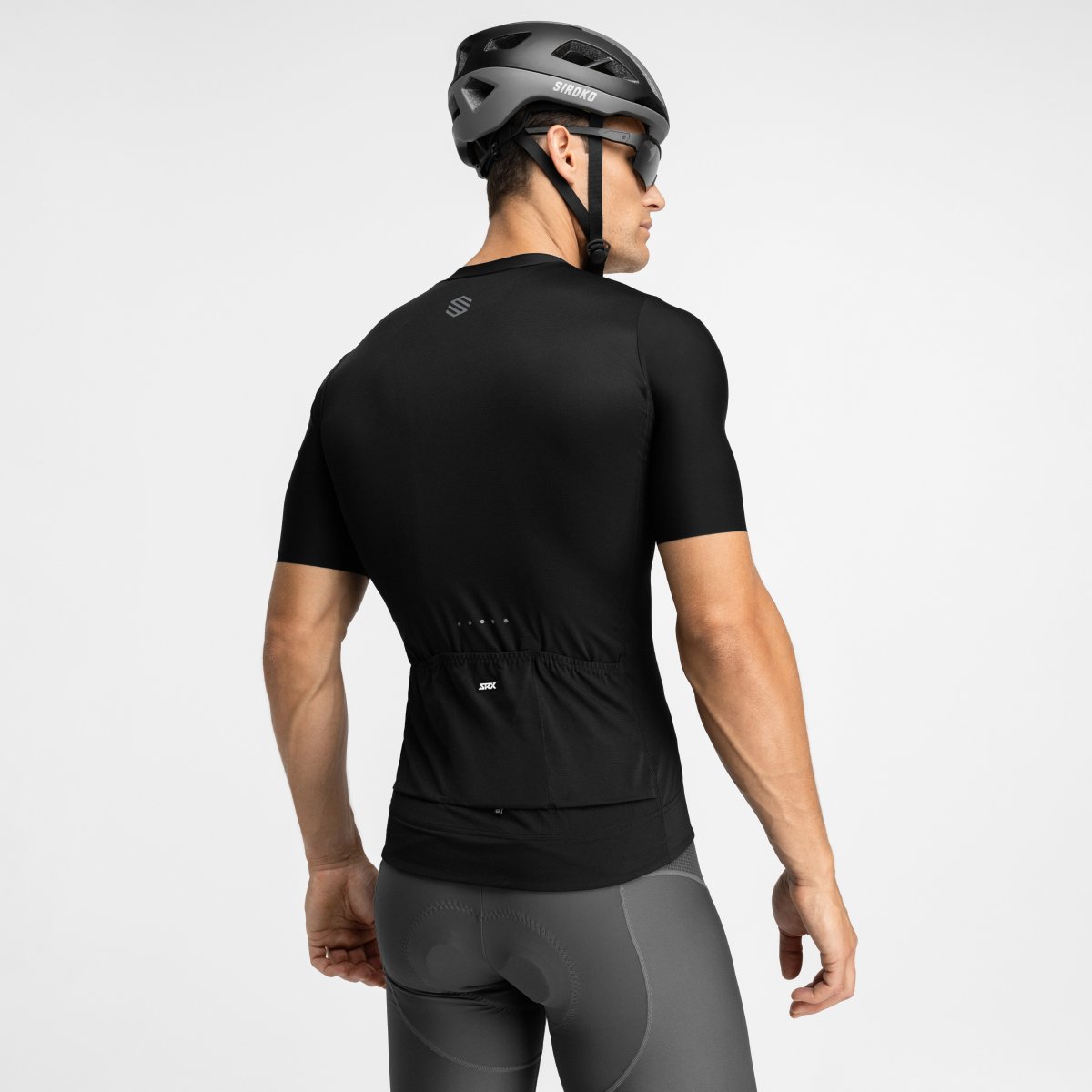 Maillot de manga corta hombre ultraligero SRX Siroko - Negro Negro-2