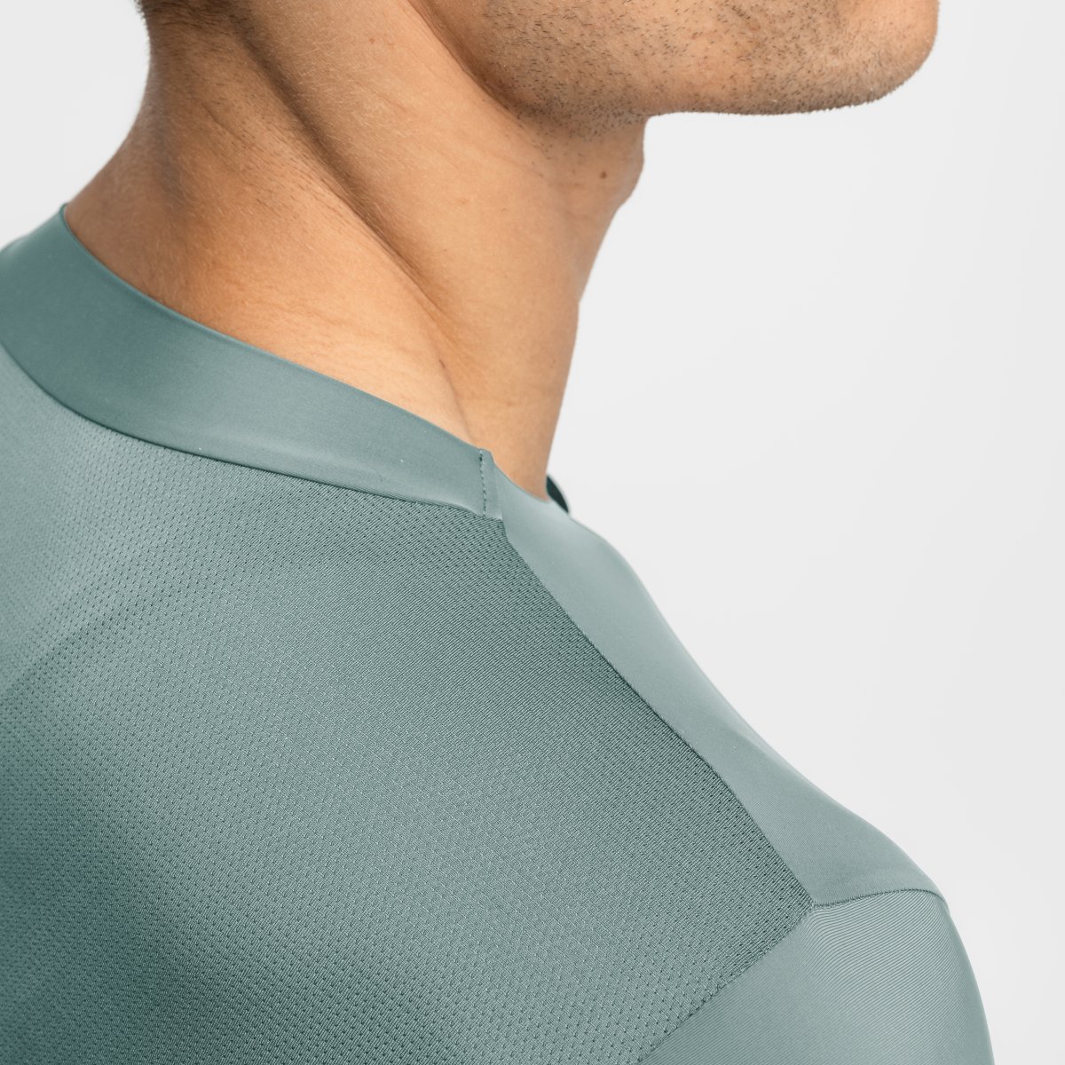 Maillot de manga corta hombre ultraligero SRX Siroko - Verde grisáceo Verde grisáceo-4