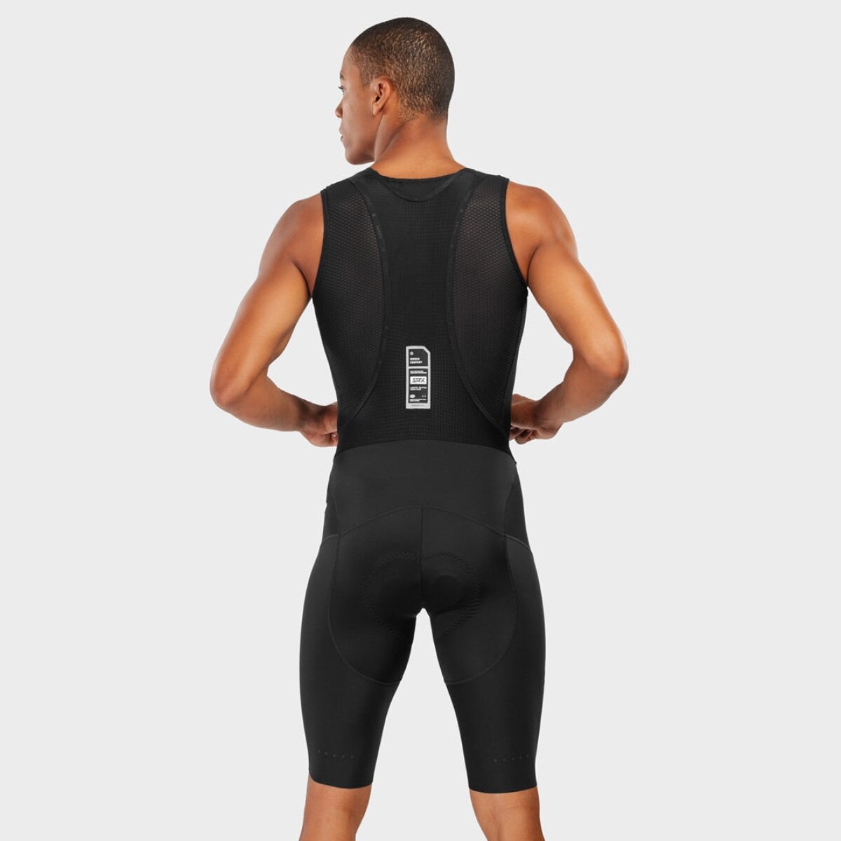 Culote corto ciclismo de hombre SRX Pro World Series Siroko - Negro Negro-2