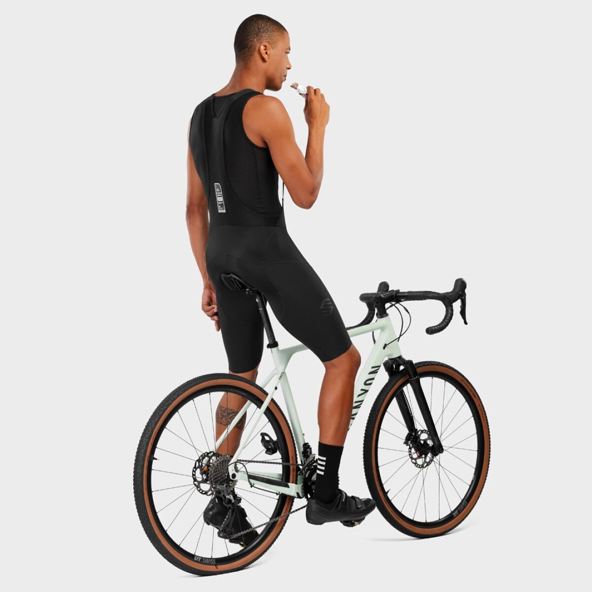 Culote corto ciclismo de hombre SRX Pro World Series Siroko - Negro Negro-4