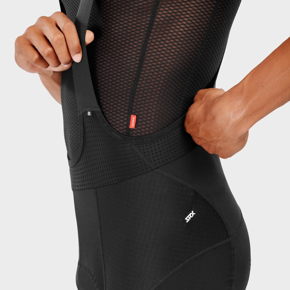 Culote corto ciclismo de hombre SRX Pro World Series Siroko - Negro Negro-5