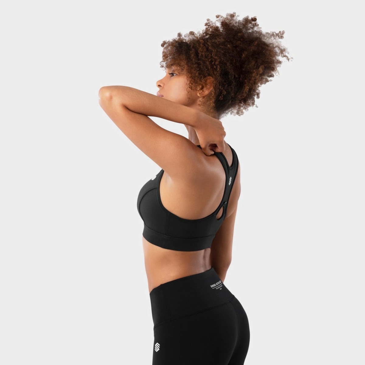 Sujetador deportivo Fitness-Bra Siroko - Negro Negro-3