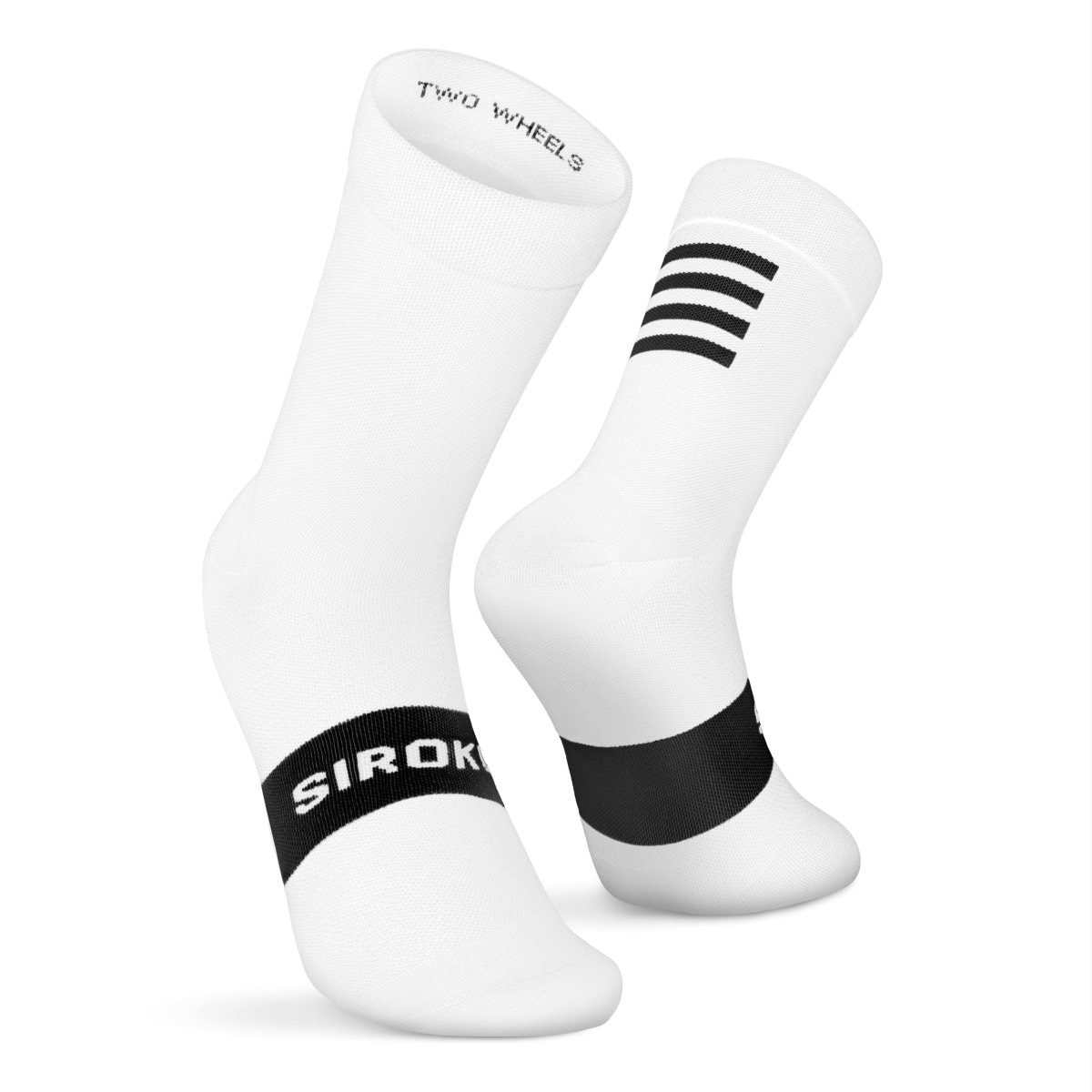 Calcetines de ciclismo S1 Siroko - Blanco Blanco-1