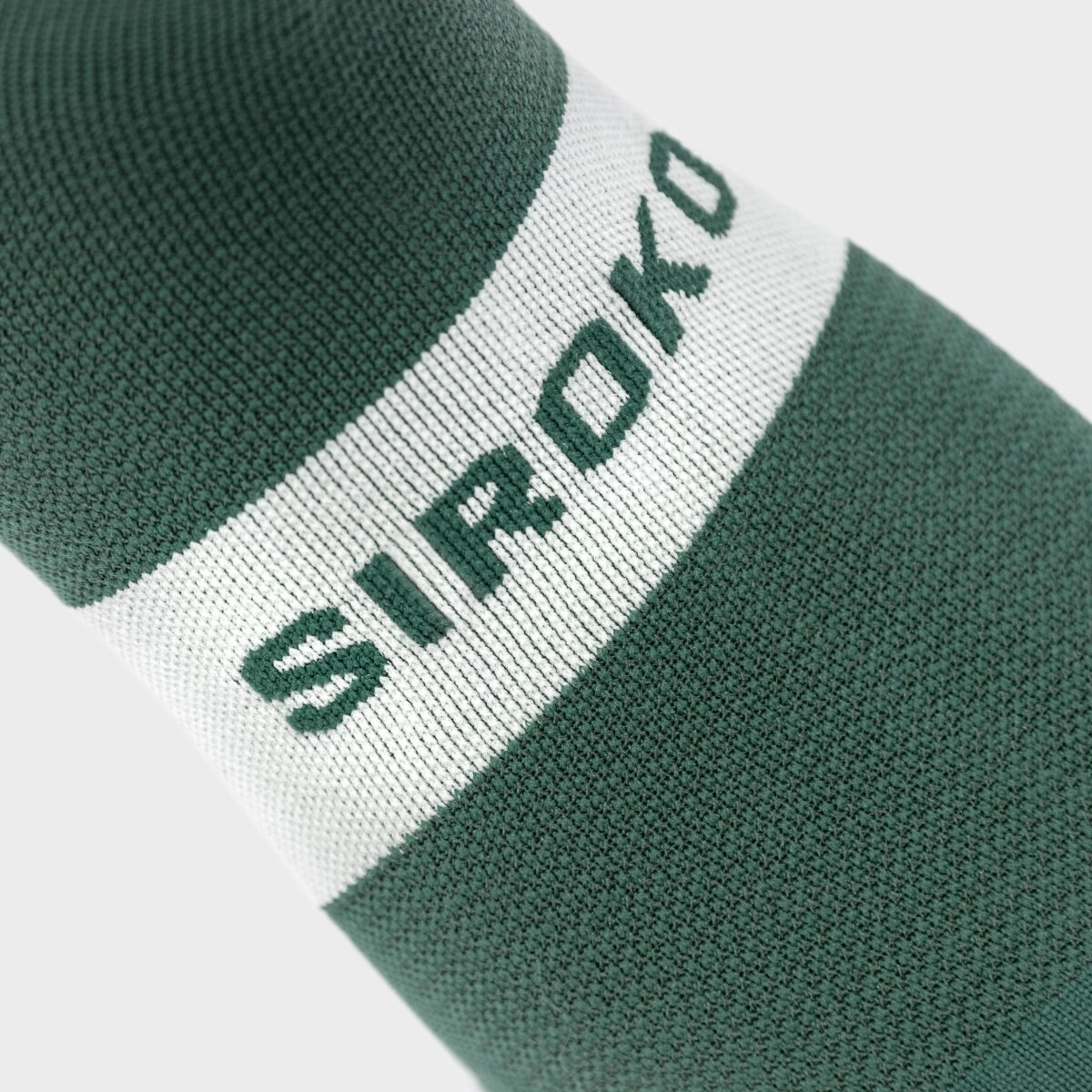 Calcetines de ciclismo S1 Siroko - Verde oscuro Verde oscuro-2