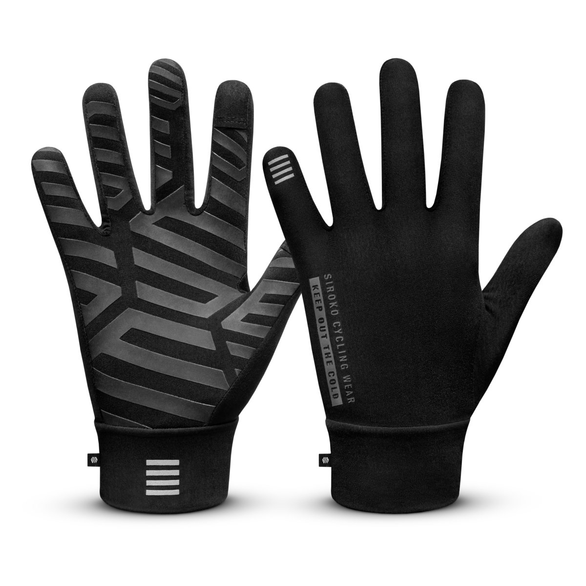 Imagen 0 de Guantes de ciclismo Nuremberg Siroko Negro