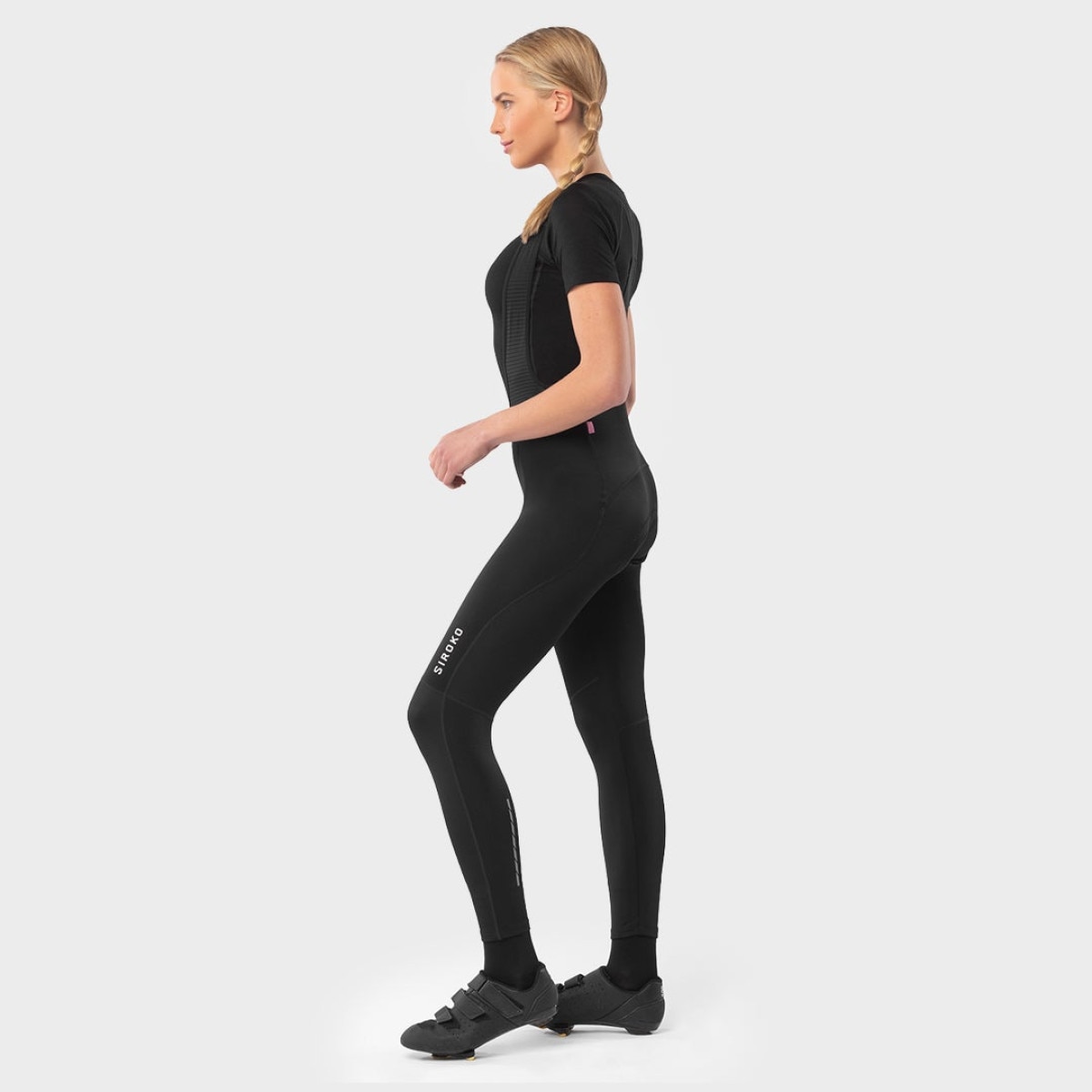 Culote largo ciclismo de mujer Tech-B1-W Siroko - Negro Negro-3