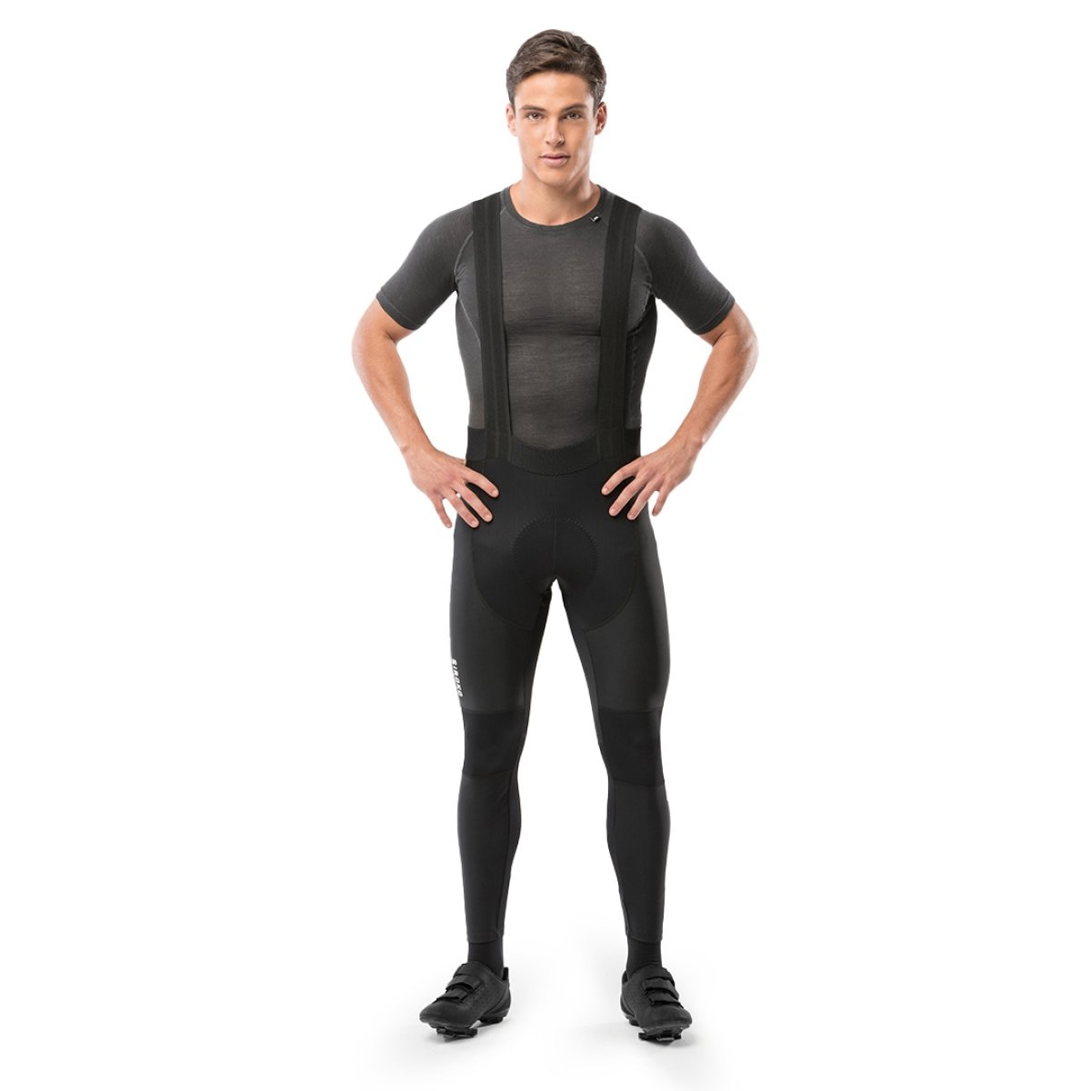 Imagen 0 de Culote largo ciclismo de hombre BX Siroko Negro