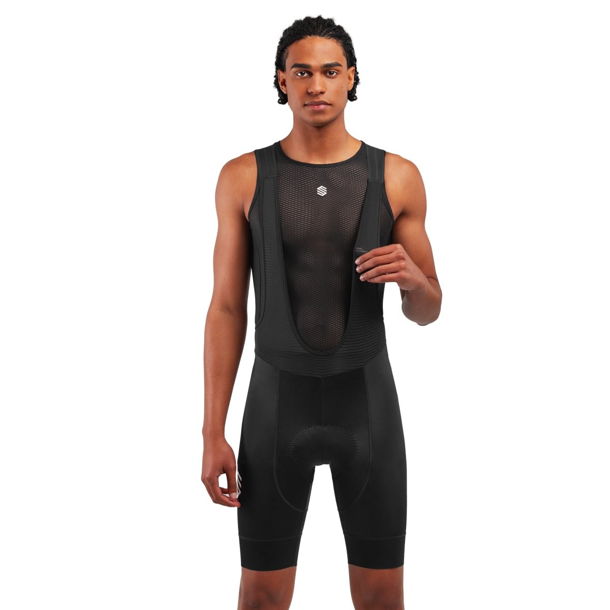 Culote corto ciclismo de hombre Flandrien Siroko - Negro Negro-1