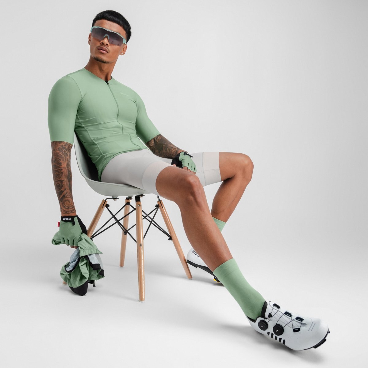 Maillot de manga corta hombre ultraligero SRX Siroko - Verde Verde-3