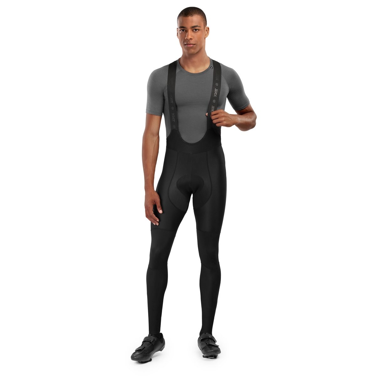 Culote largo ciclismo hombre SRX Supreme Siroko - Negro Negro-1
