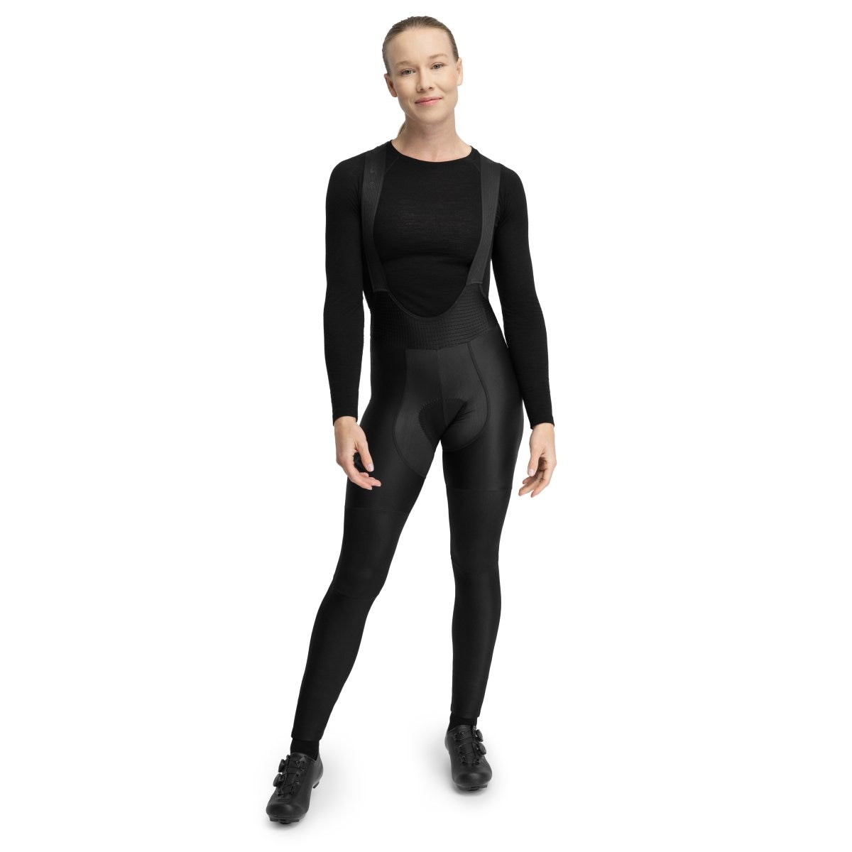 Culote largo ciclismo mujer SRX Premier Siroko - Negro Negro-1