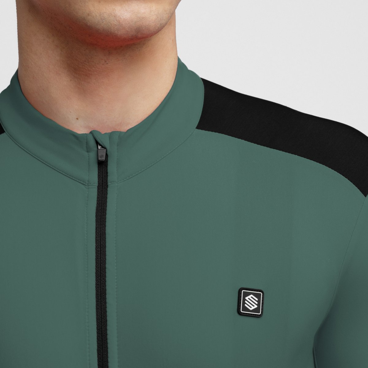 Maillot ciclismo térmico hombre SRX M4 Siroko - Verde Verde-4