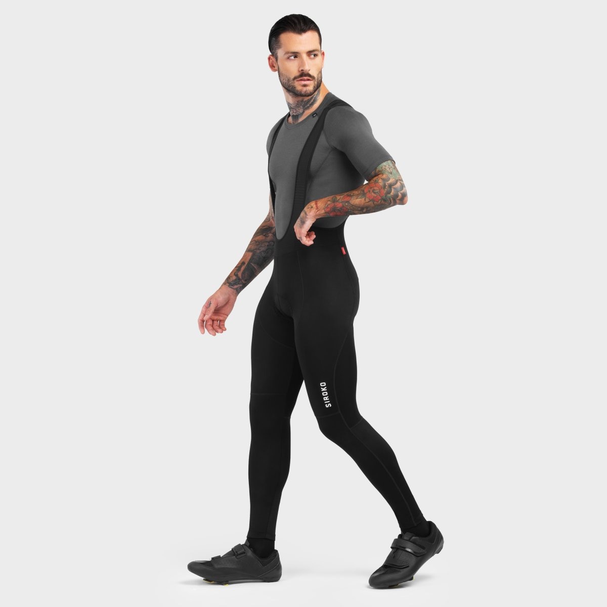 Culote largo ciclismo de hombre Tech-B1 Siroko - Negro Negro-2