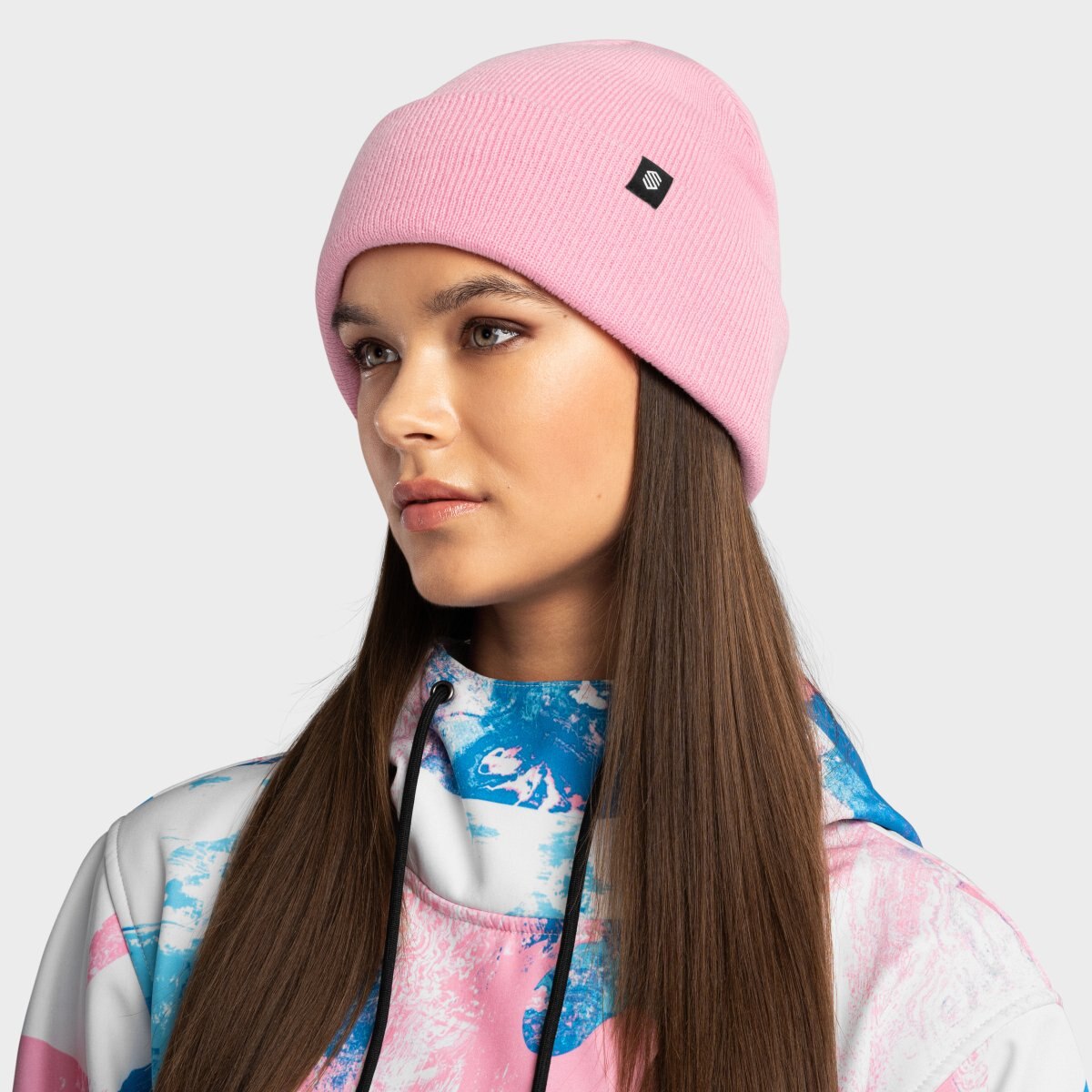 Gorro de invierno Snowflake Pink Siroko - Rosa Rosa-5
