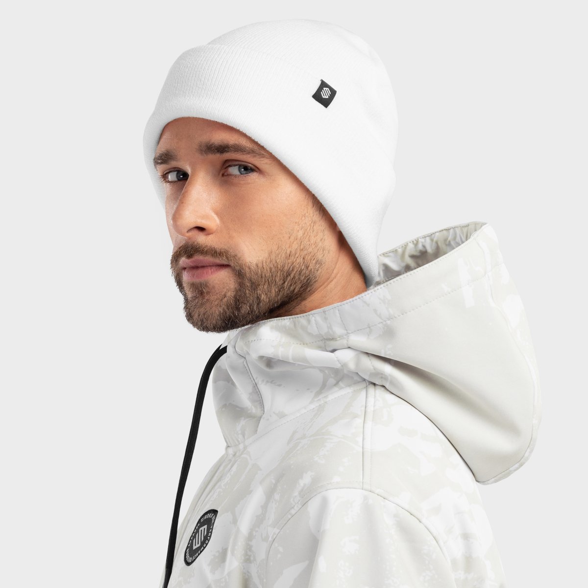 Gorro de invierno Snowflake White Siroko - Blanco Blanco-3
