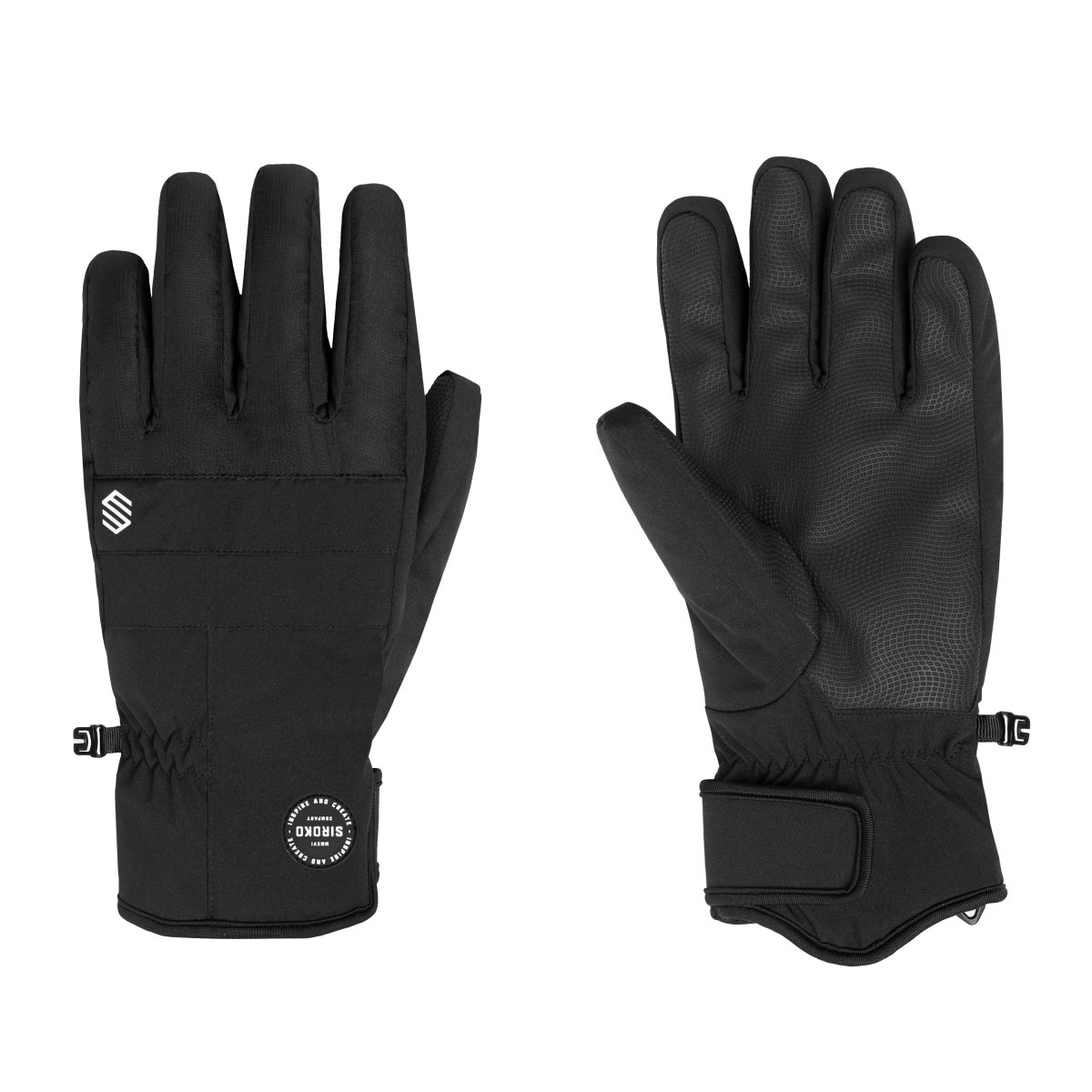 Guantes térmicos esquí VOSS Black Siroko
