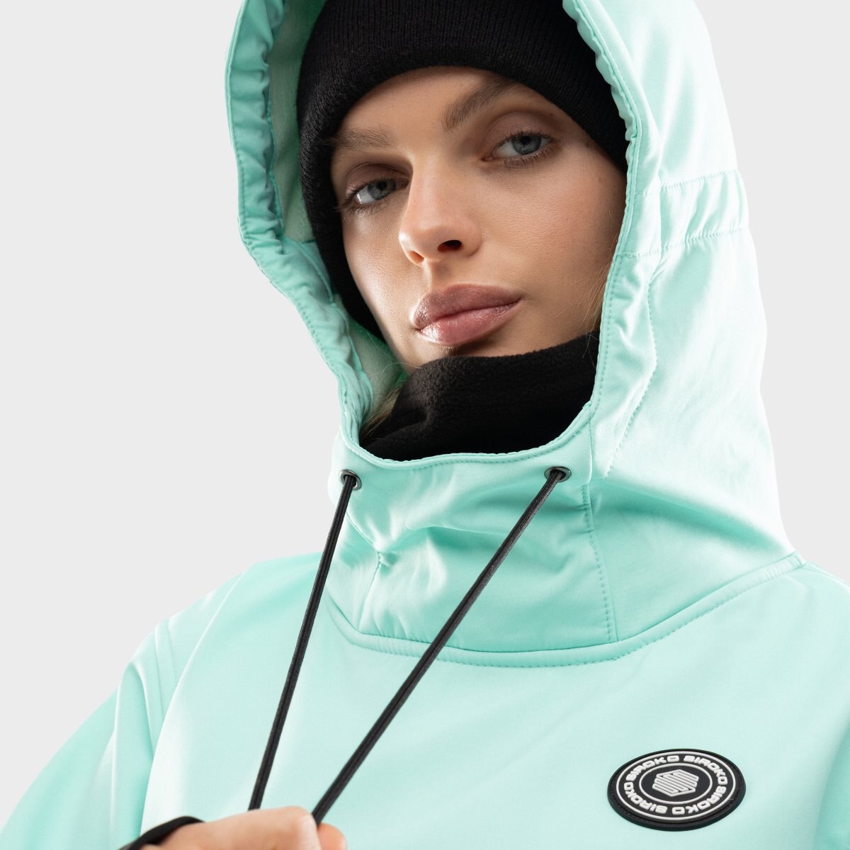 Chaqueta para snowboard/esquí mujer W1-W Siroko - Azul celeste Azul celeste-5