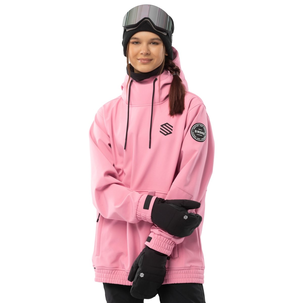 Siroko Chaqueta para snowboard/esquí mujer W1-W Rojo
