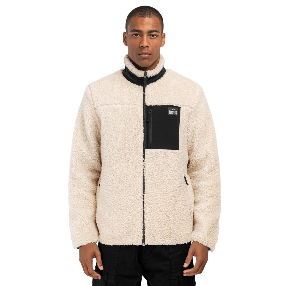 Siroko Chaqueta sherpa de hombre Levi Marrón