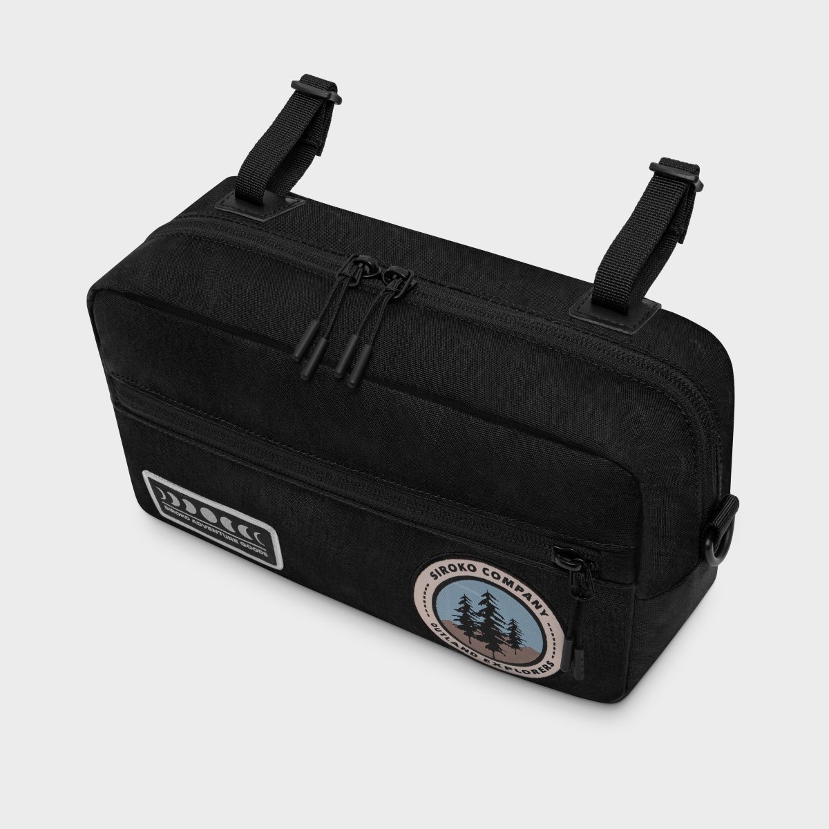 Bolsa de manillar para gravel Rainforest Siroko - Negro Negro-3
