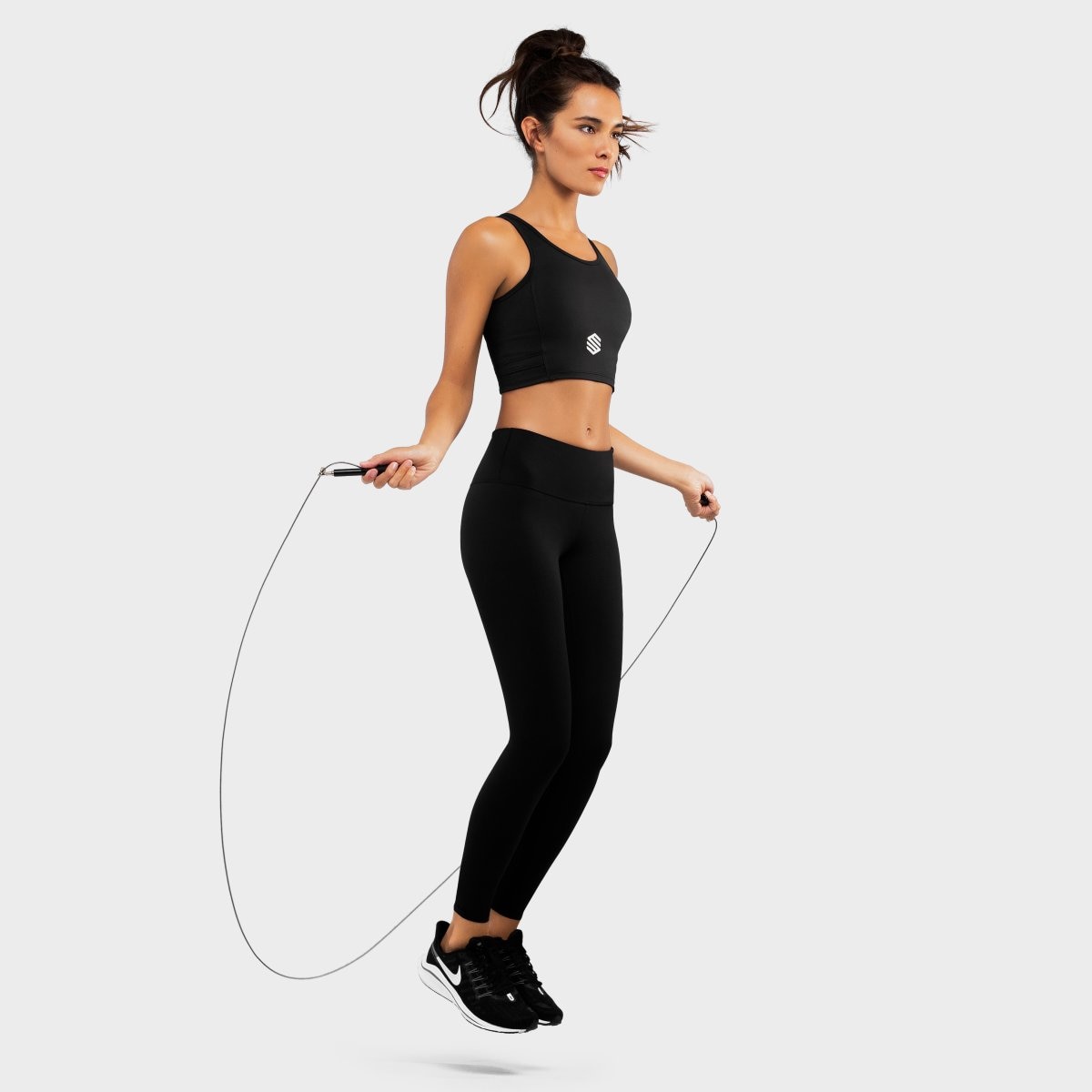 Sujetador deportivo de mujer Crunch Black Siroko - Negro Negro-4
