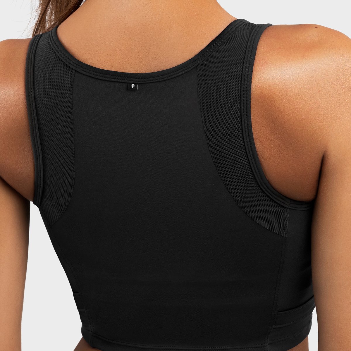 Sujetador deportivo de mujer Crunch Black Siroko - Negro Negro-6