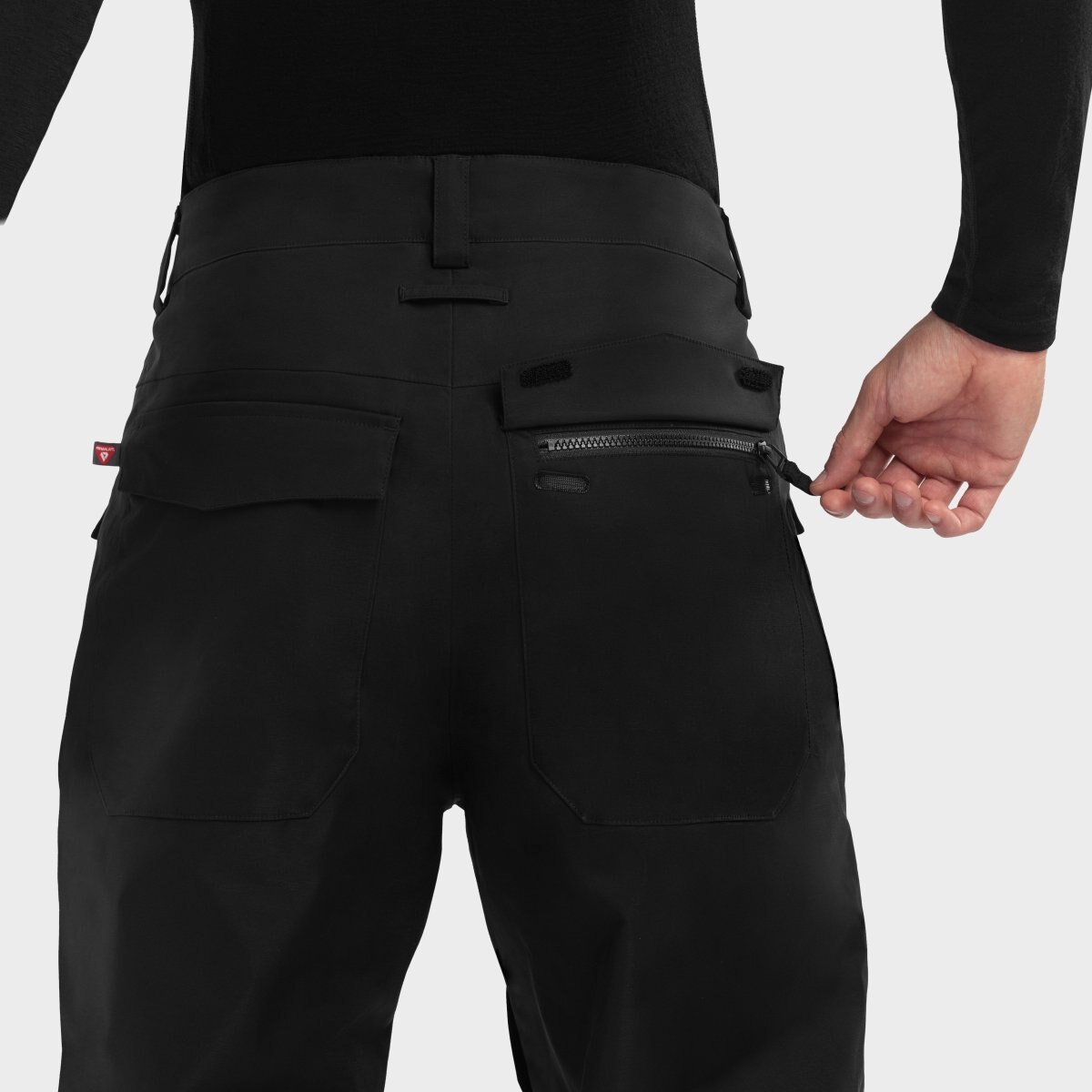 Pantalón para snow y esquí premium de hombre Ultimate Nordic Siroko - Negro Negro-5