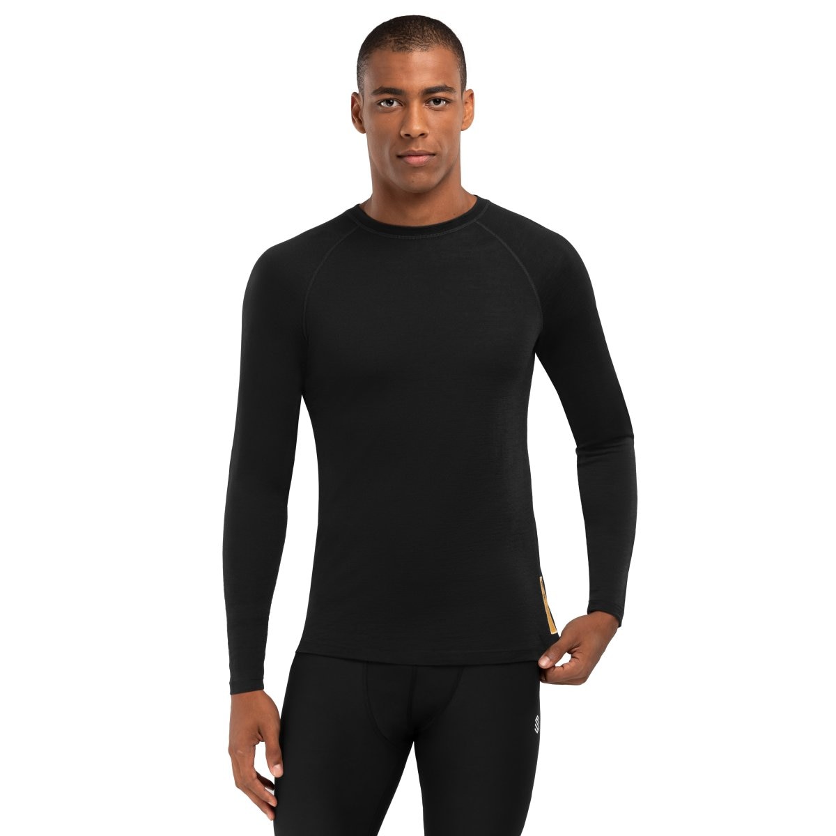 Siroko Camiseta interior lana de hombre Ultimate Thermal Negro