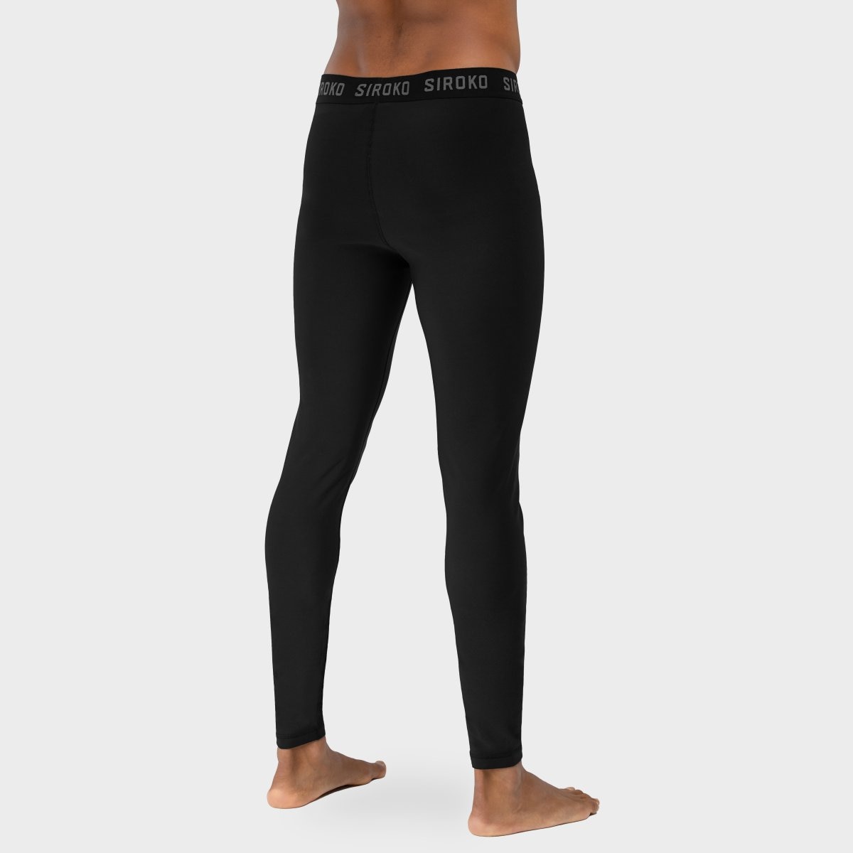Leggings térmicos de hombre Siroko - Negro Negro-2