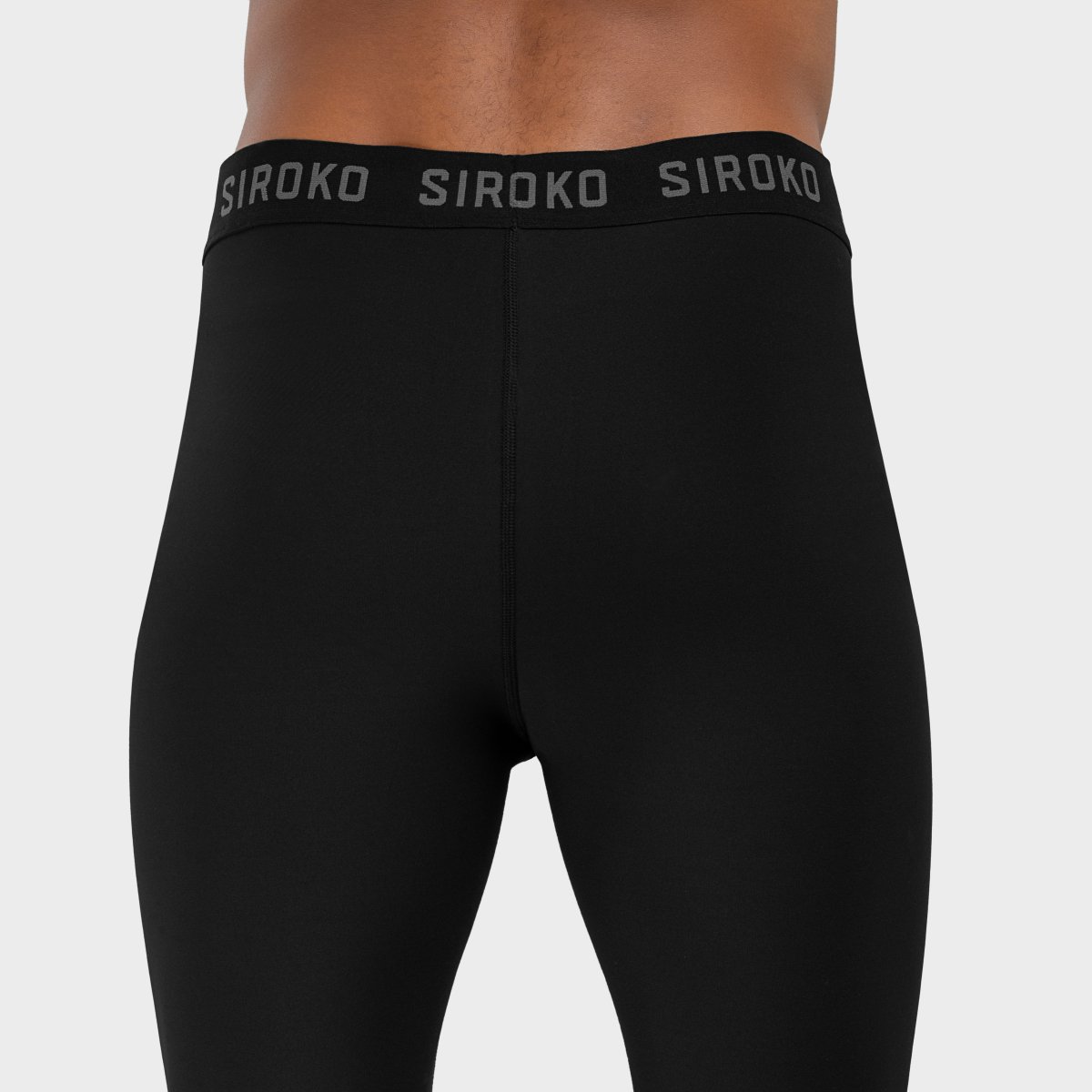 Leggings térmicos de hombre Siroko - Negro Negro-6