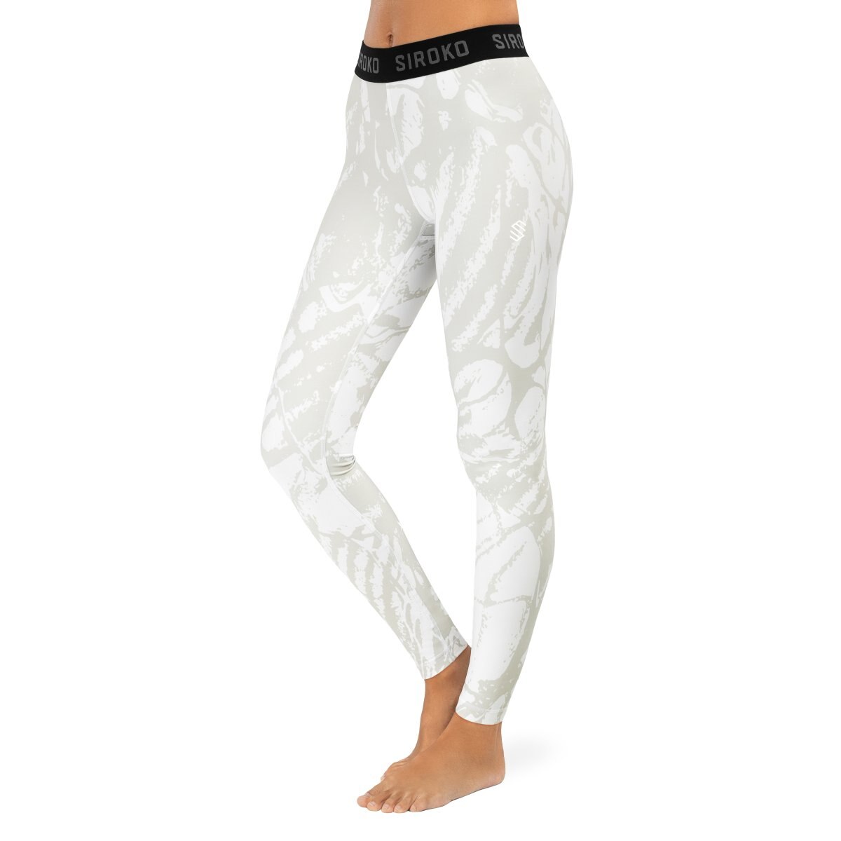 Leggings térmicos de mujer Siroko - Blanco Blanco-1