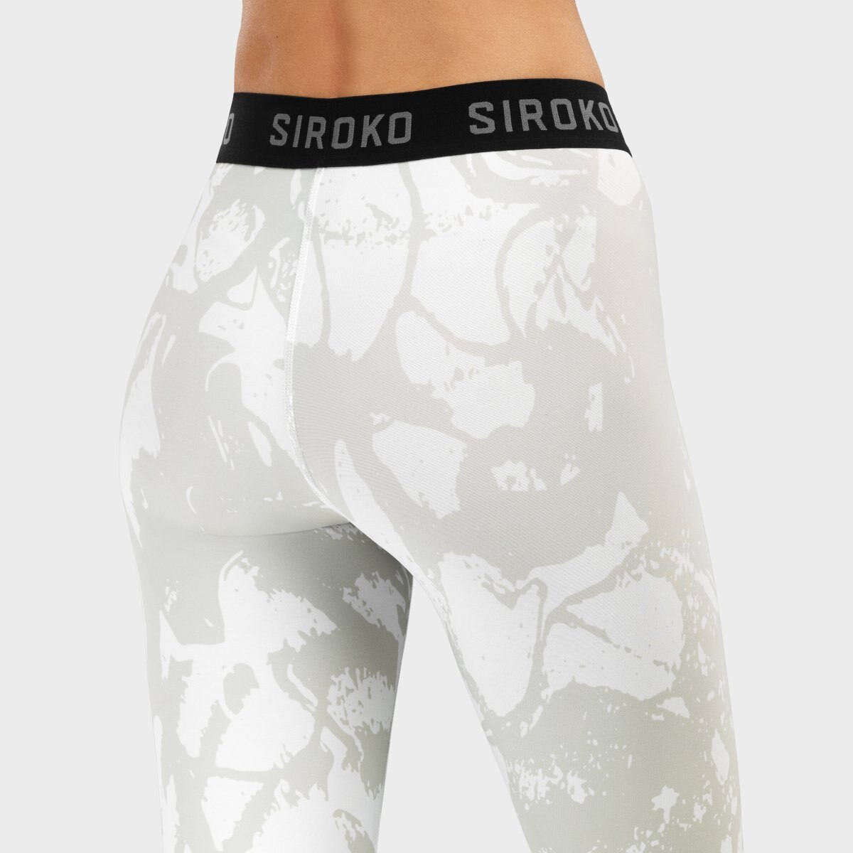 Leggings térmicos de mujer Siroko - Blanco Blanco-6