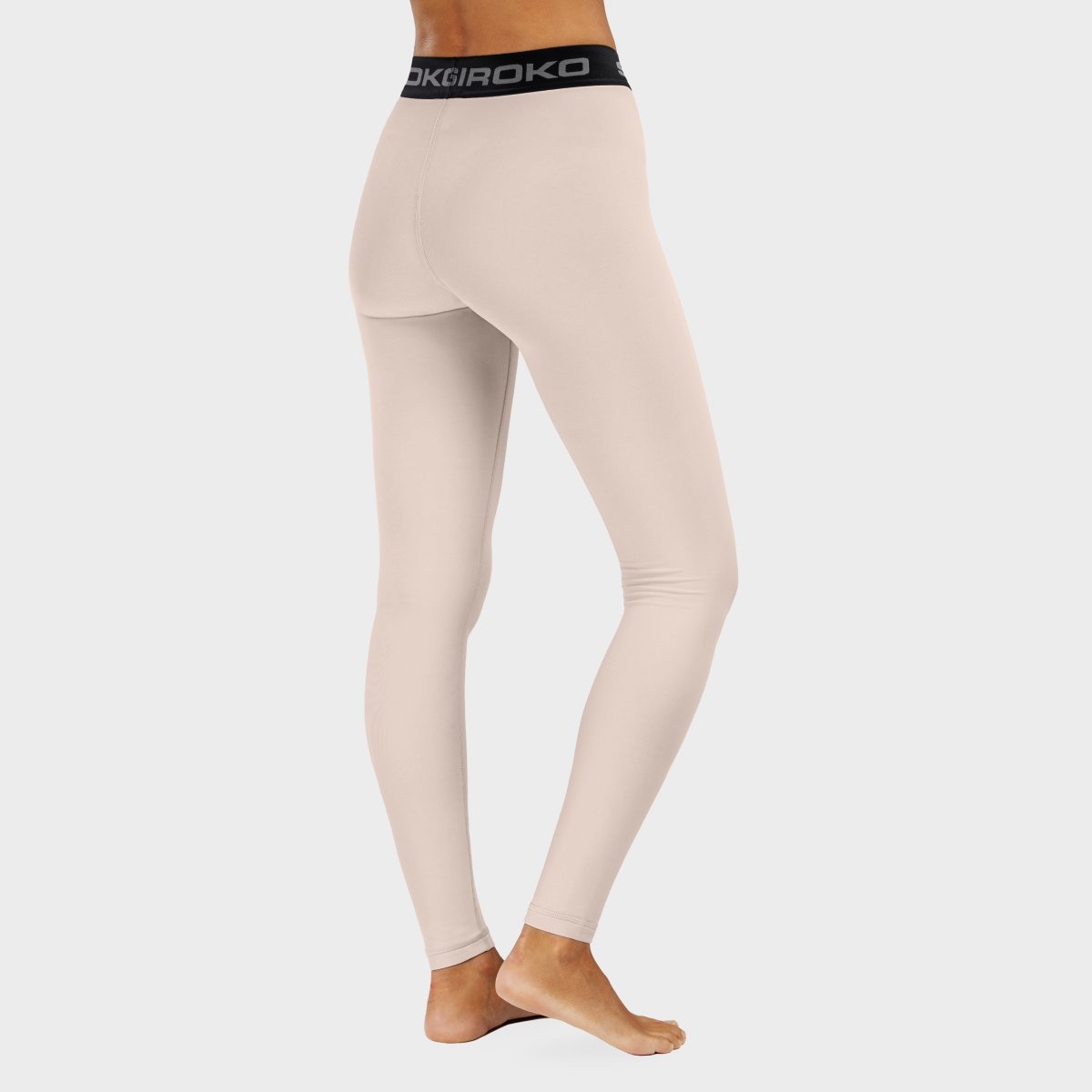 Leggings térmicos de mujer Siroko - Rosa claro Rosa claro-2