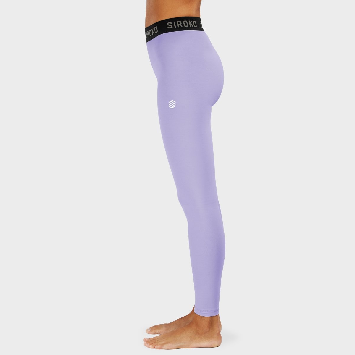 Leggings térmicos de mujer Siroko - Lila Lila-3