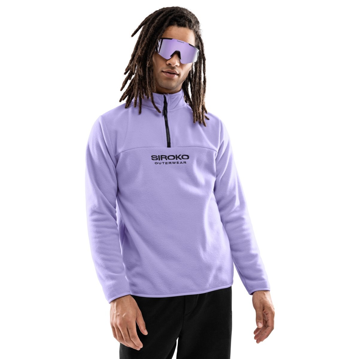 Siroko Polar grueso hombre Negro