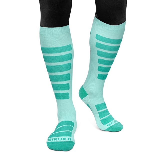 Imagen 0 de Calcetines para para snow y esquí AORAKI Turquoise Siroko