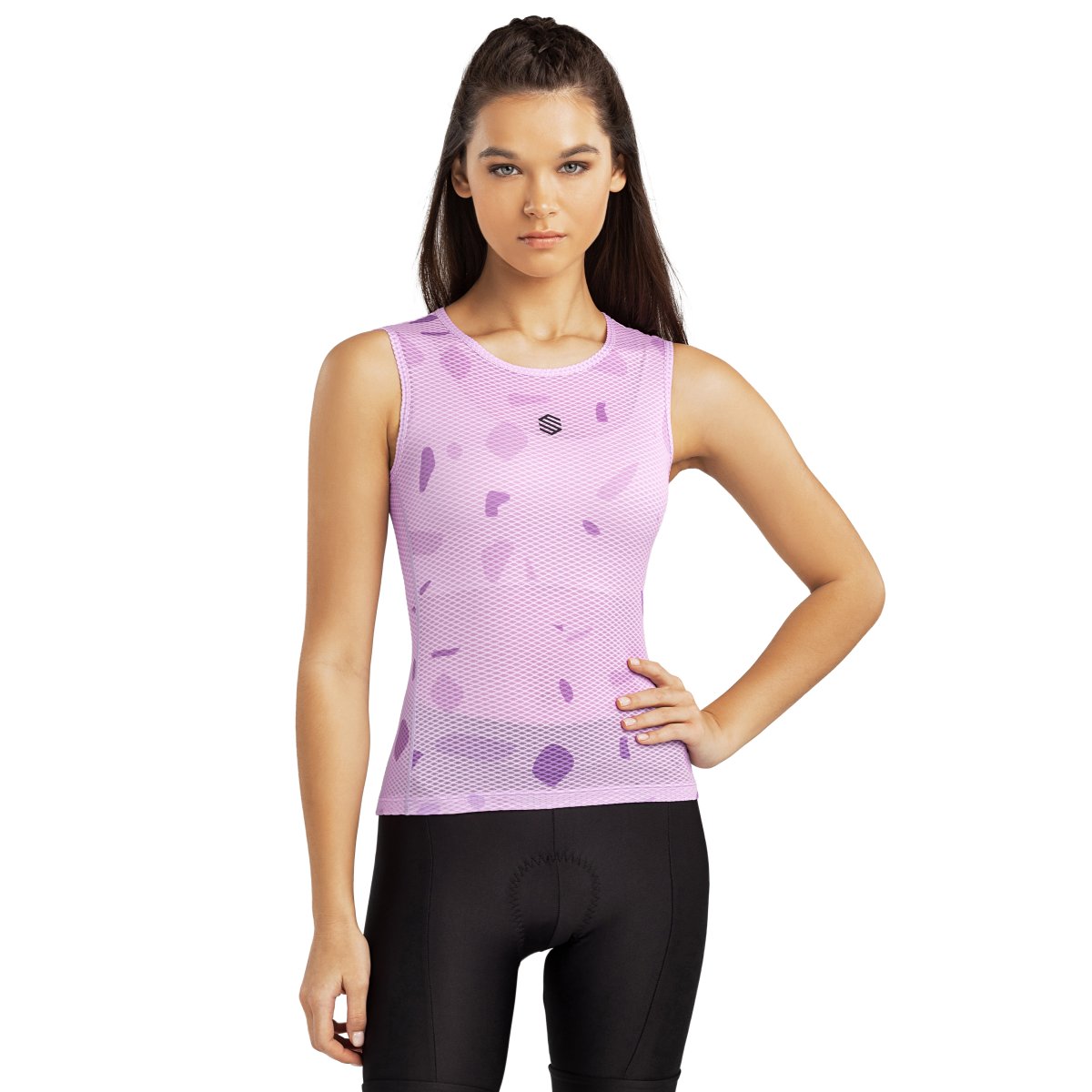 Siroko Camiseta interior ciclismo de mujer Tech-Baselayer-W Rosa claro