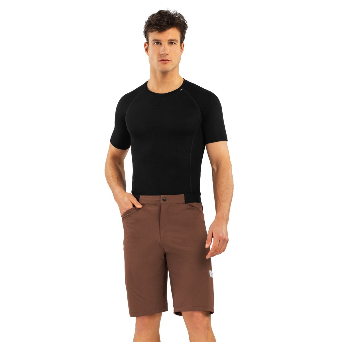 Siroko Bermuda gravel de hombre Gravel-Short Verde claro