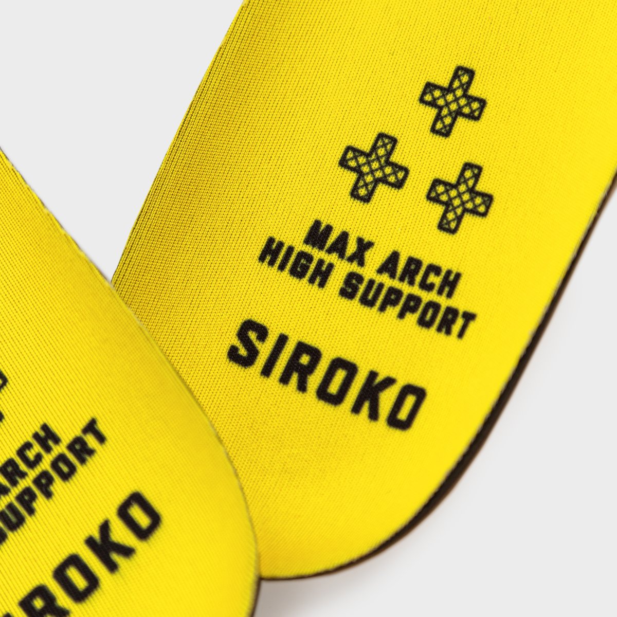 Imagen 5 de Plantillas zapatillas ciclismo unisex Grip Siroko - Amarillo Amarillo