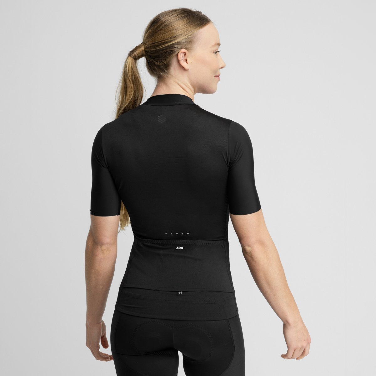 Maillot de manga corta ultraligero mujer SRX Siroko - Negro Negro-2